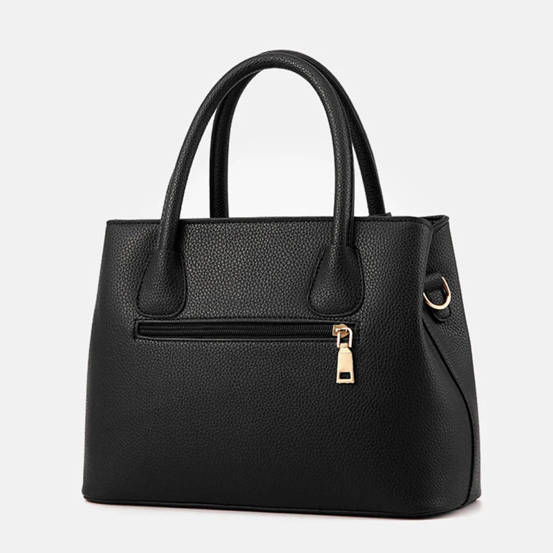 Modern and Elegant PU Leather Handbag – Curated by Zorafort