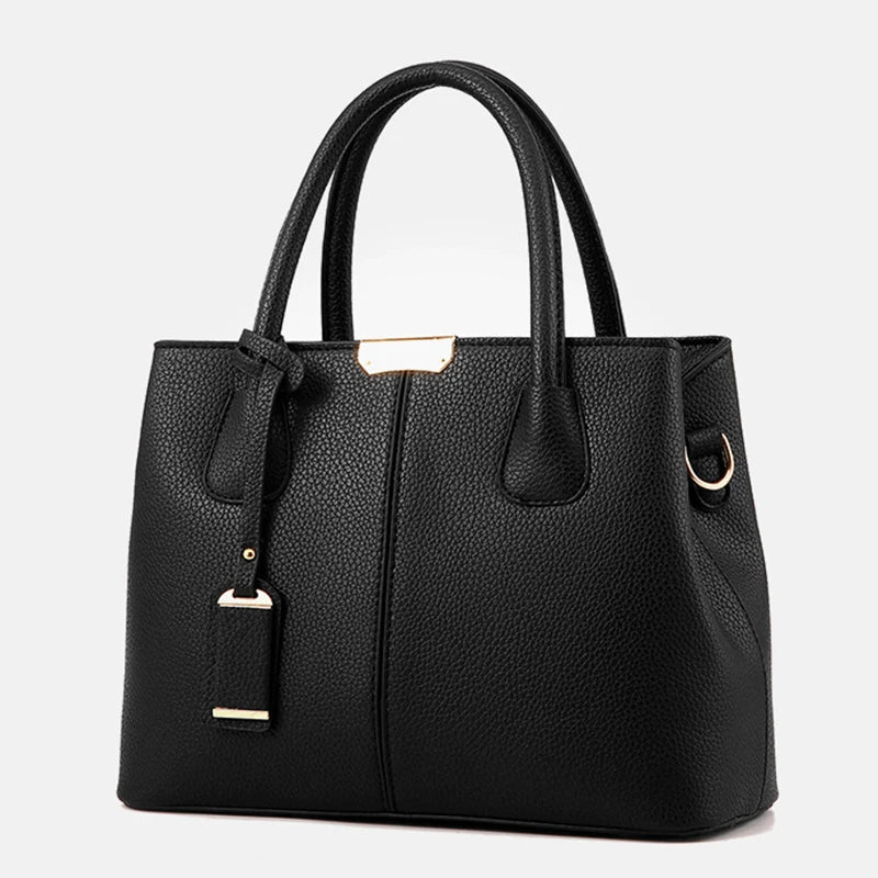 Modern and Elegant PU Leather Handbag – Curated by Zorafort