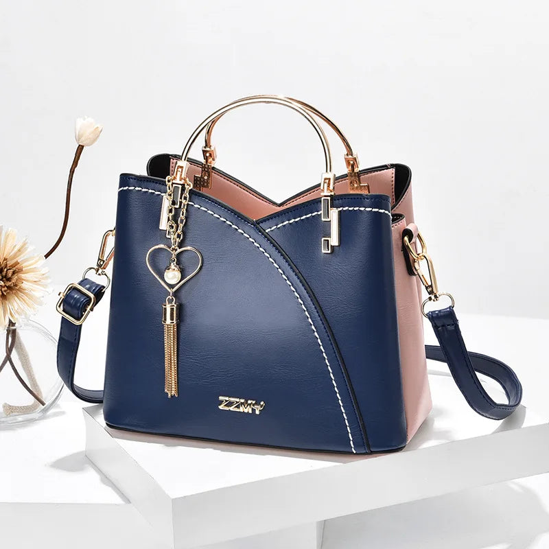 Luxury Grid PU Shoulder Bag – Curated by Zorafort