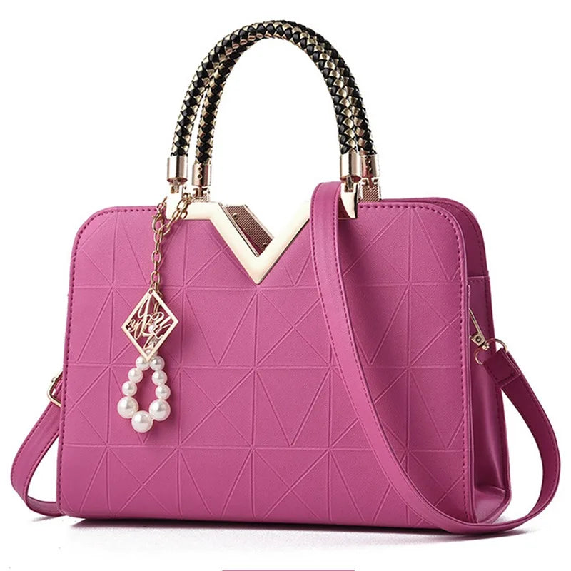 Elegant PU Tote Shoulder Bag – Curated by Zorafort
