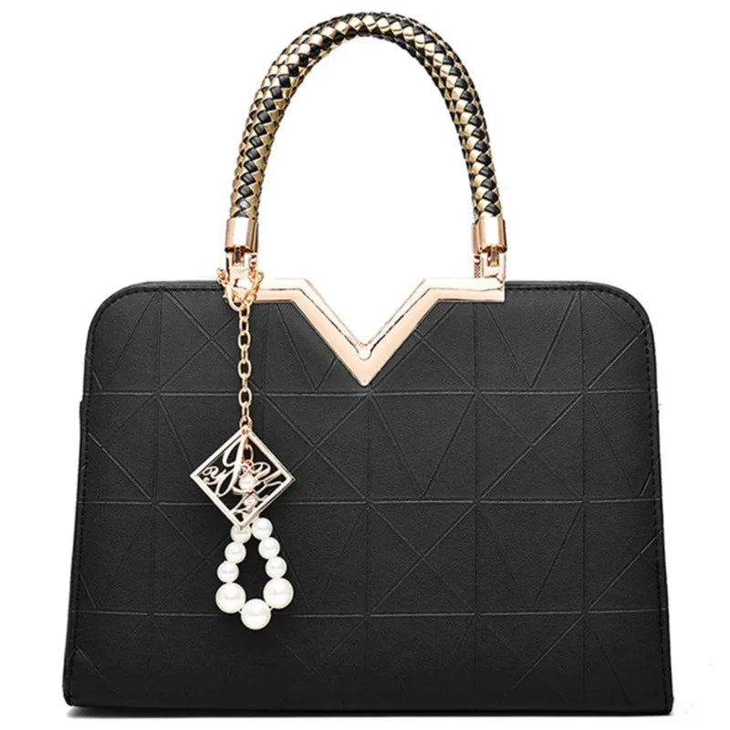 Elegant PU Tote Shoulder Bag – Curated by Zorafort