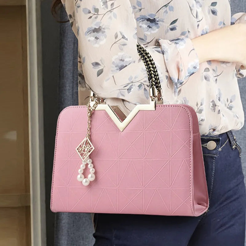 Elegant PU Tote Shoulder Bag – Curated by Zorafort