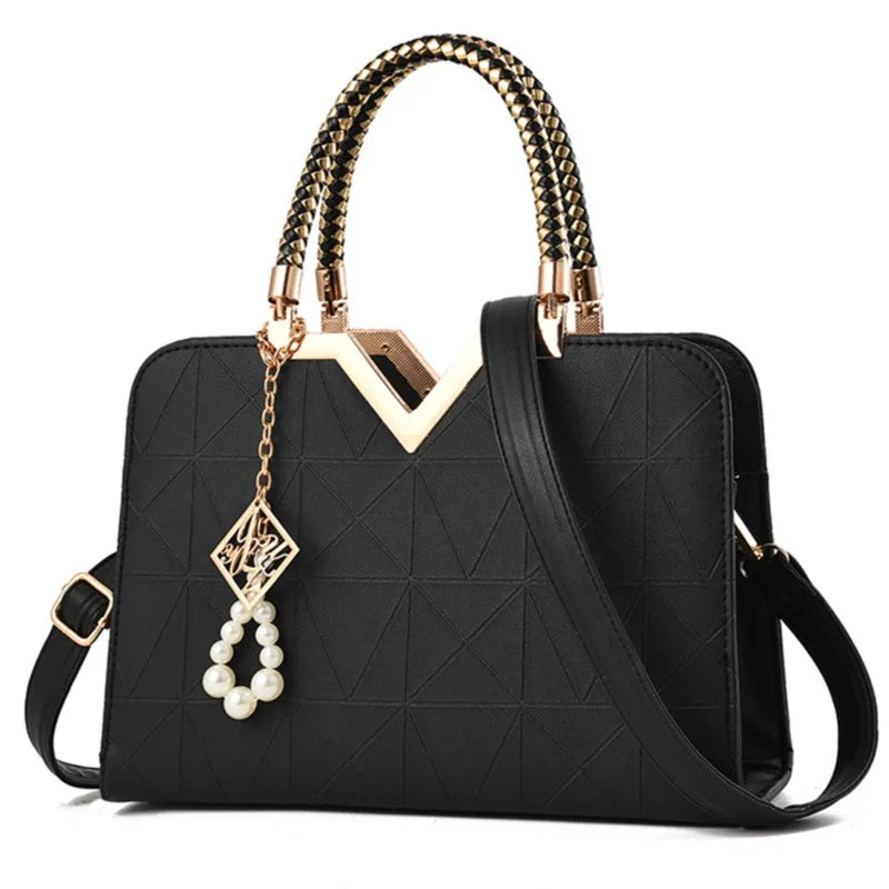 Elegant PU Tote Shoulder Bag – Curated by Zorafort