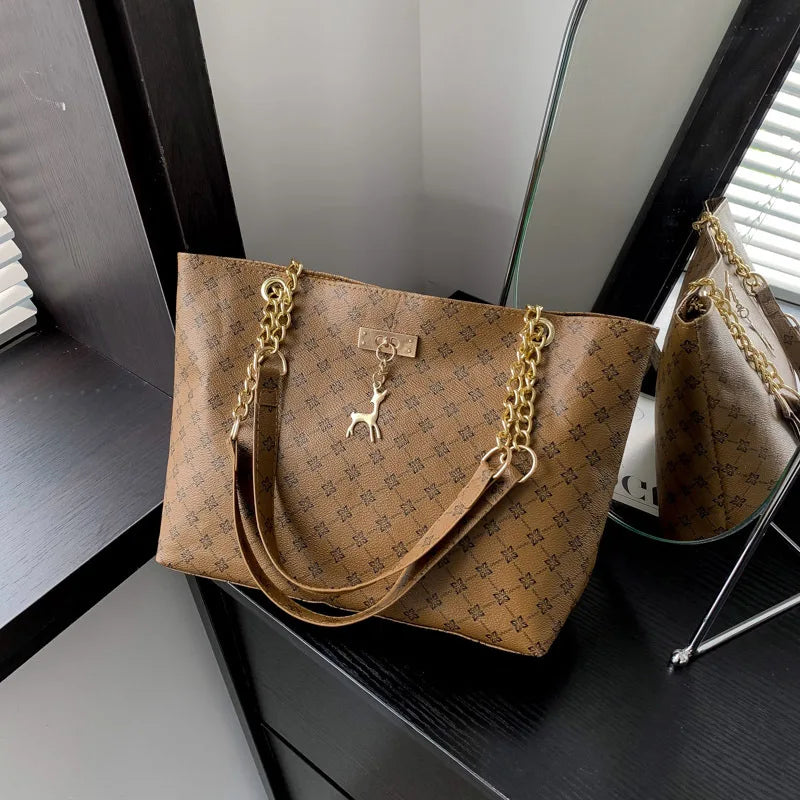 Plaid Tassel Shoulder Tote – Curated by Zorafort