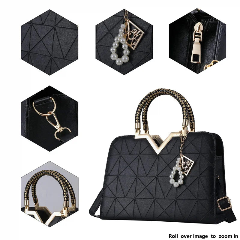 Elegant PU Tote Shoulder Bag – Curated by Zorafort