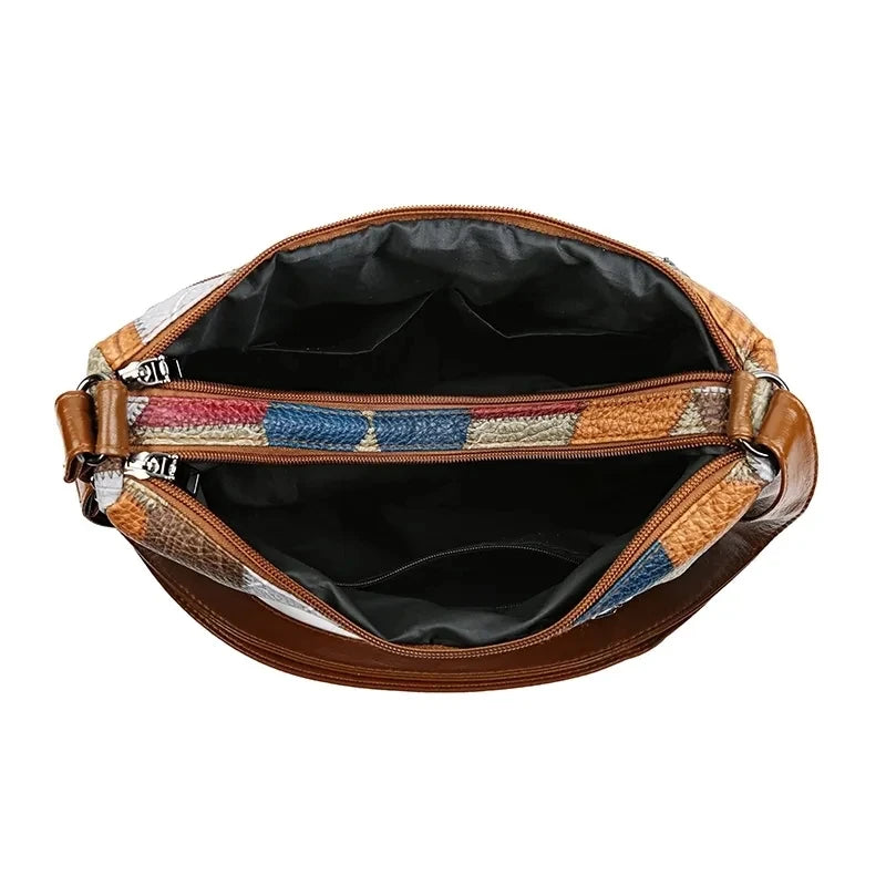 Elegant Vintage Crossbody Bag - Curated by Zorafort