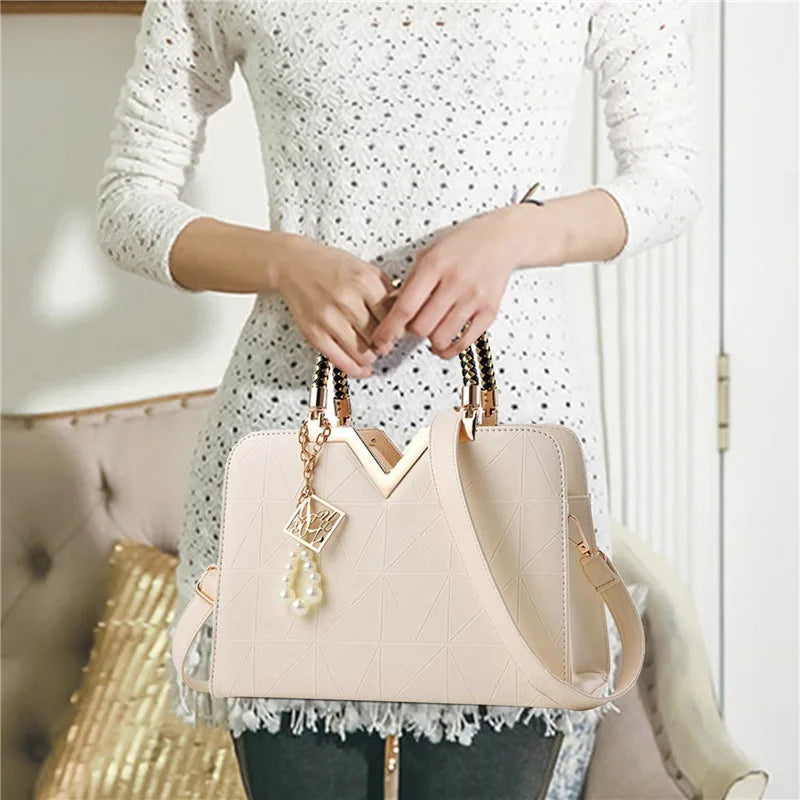 Elegant PU Tote Shoulder Bag – Curated by Zorafort