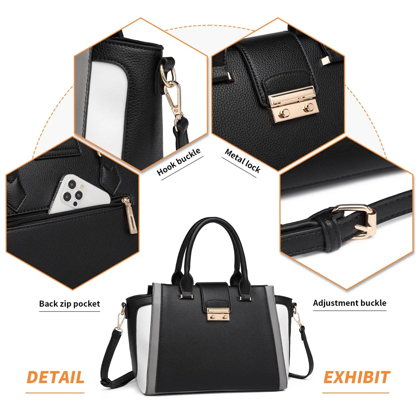 Anti-Theft Elegant Tote Bag – Curated by Zorafort