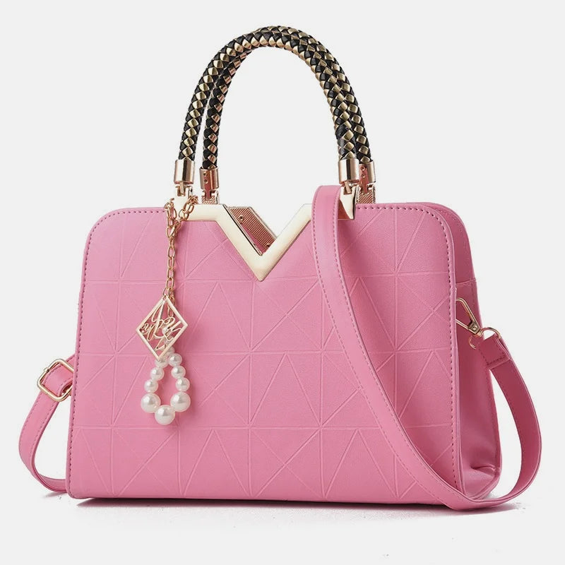 Elegant PU Tote Shoulder Bag – Curated by Zorafort
