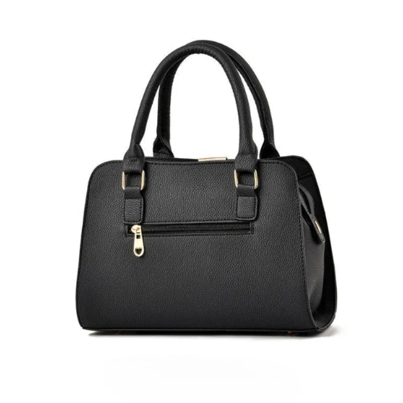 Dual Style PU Leather Tote & Shoulder Bag – curated by Zorafort
