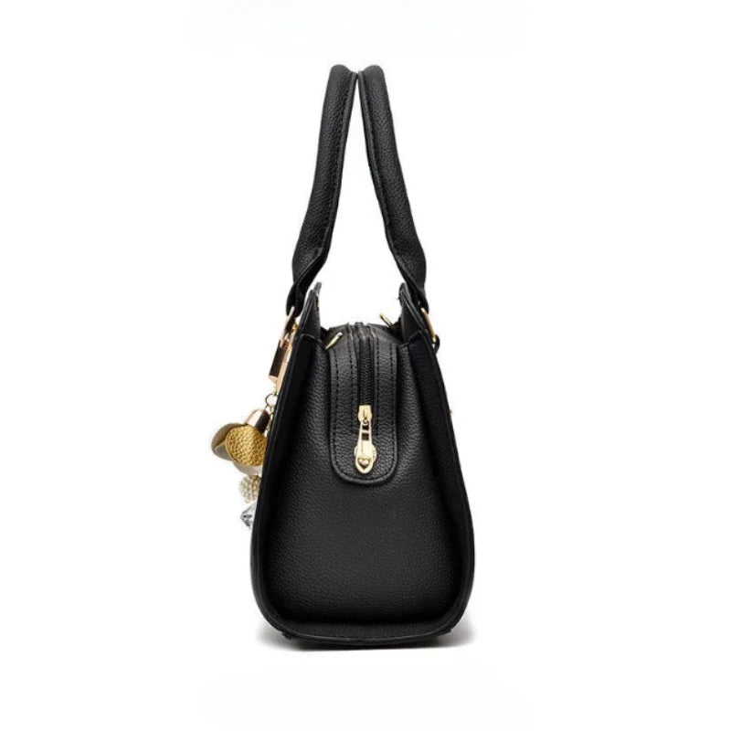 Dual Style PU Leather Tote & Shoulder Bag – curated by Zorafort