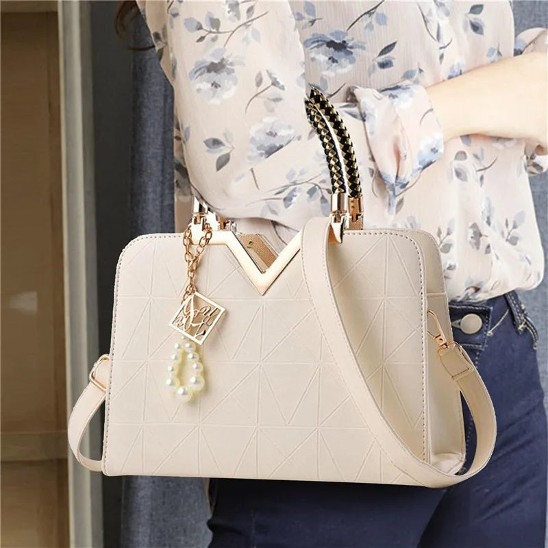 Elegant PU Tote Shoulder Bag – Curated by Zorafort