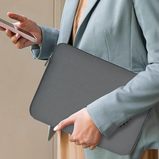 Minimalist Cotton Laptop Sleeve