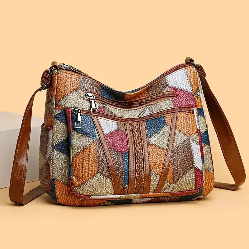 Elegant Vintage Crossbody Bag - Curated by Zorafort