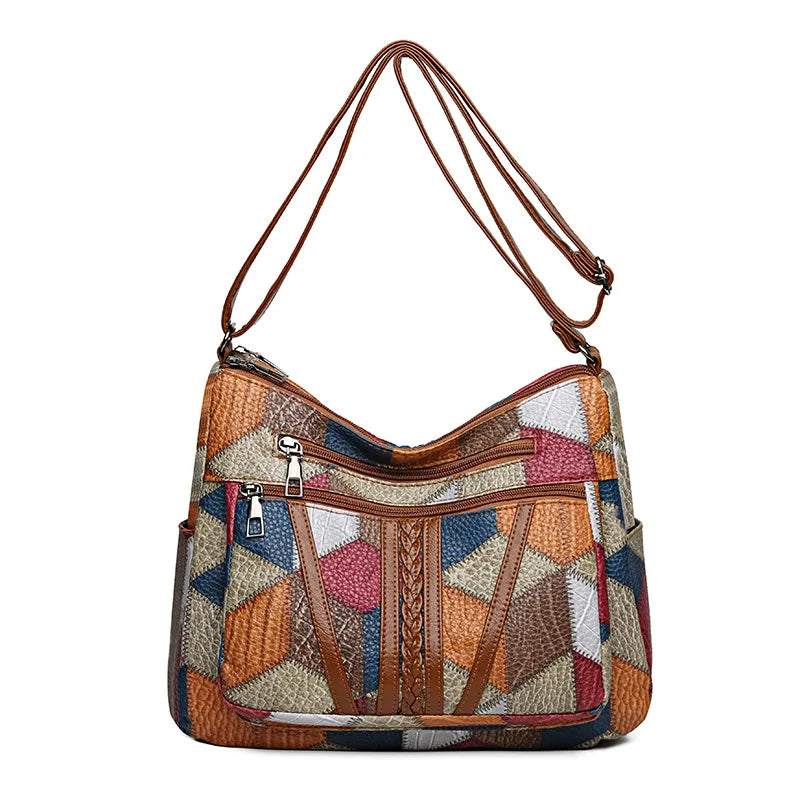 Elegant Vintage Crossbody Bag - Curated by Zorafort