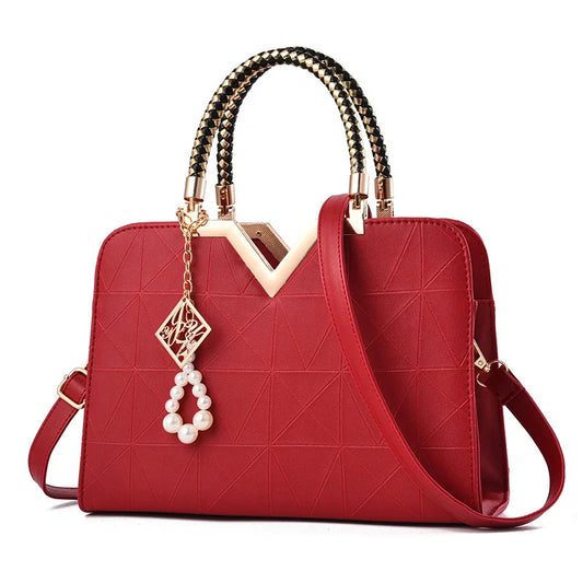 Elegant PU Tote Shoulder Bag – Curated by Zorafort