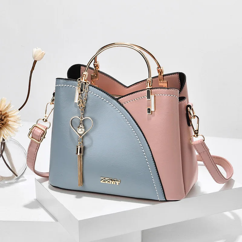 Luxury Grid PU Shoulder Bag – Curated by Zorafort