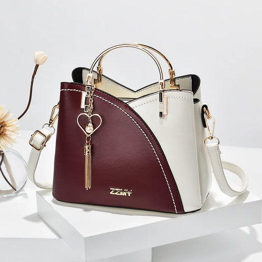 Luxury Grid PU Shoulder Bag – Curated by Zorafort