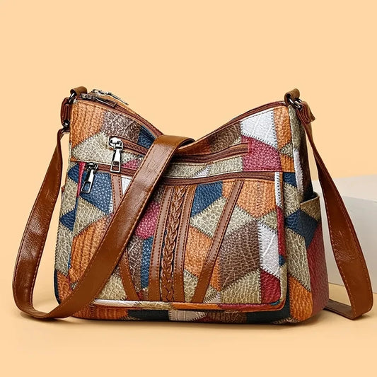 Elegant Vintage Crossbody Bag - Curated by Zorafort