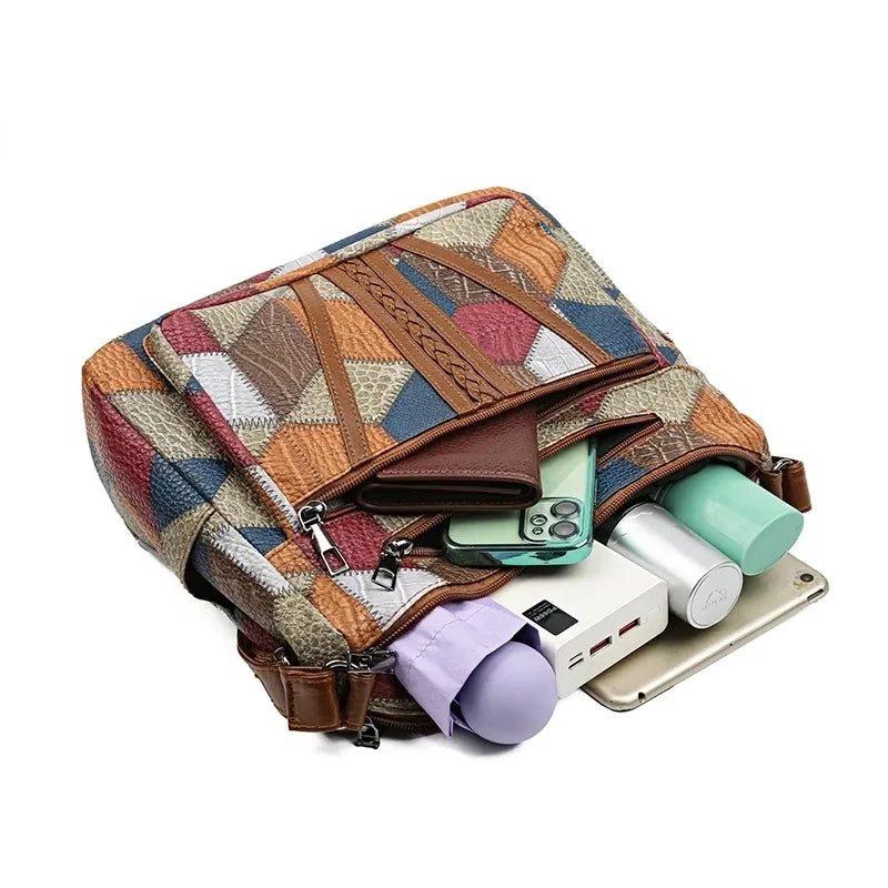 Elegant Vintage Crossbody Bag - Curated by Zorafort