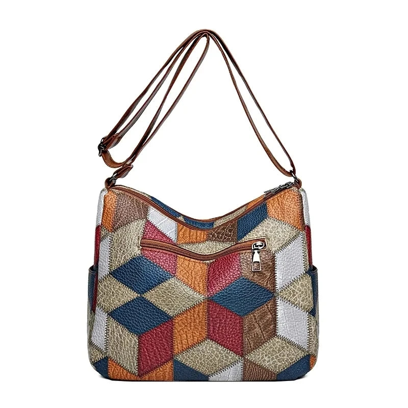 Elegant Vintage Crossbody Bag - Curated by Zorafort