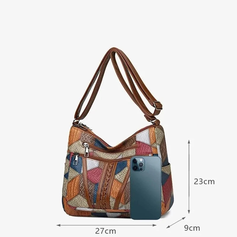 Elegant Vintage Crossbody Bag - Curated by Zorafort