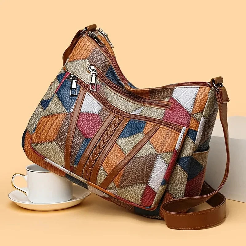 Elegant Vintage Crossbody Bag - Curated by Zorafort
