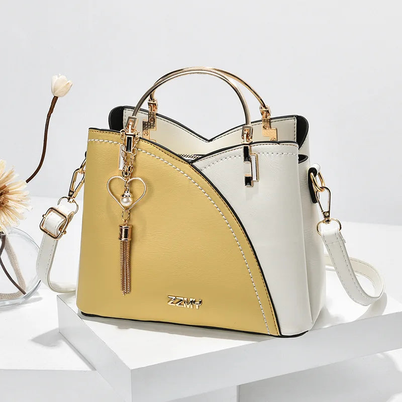Luxury Grid PU Shoulder Bag – Curated by Zorafort
