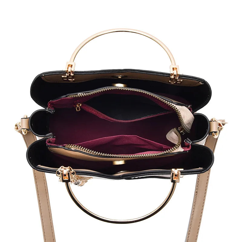 Luxury Grid PU Shoulder Bag – Curated by Zorafort