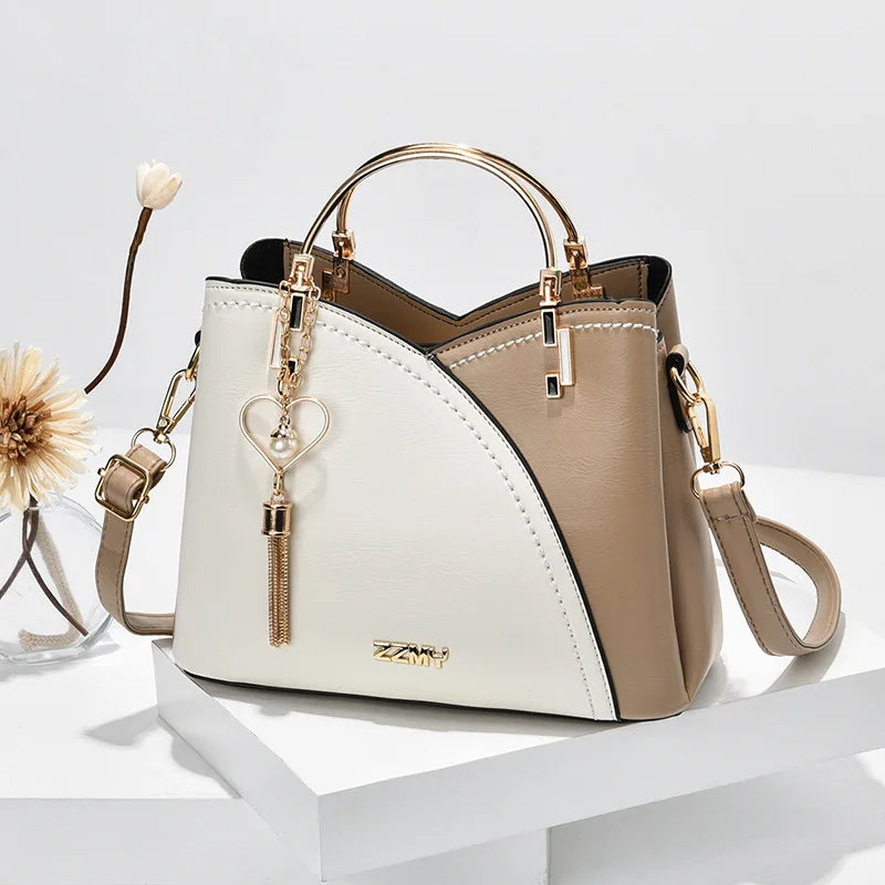 Luxury Grid PU Shoulder Bag – Curated by Zorafort