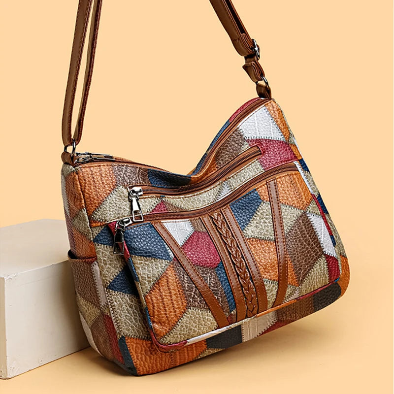 Elegant Vintage Crossbody Bag - Curated by Zorafort