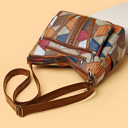 Elegant Vintage Crossbody Bag - Curated by Zorafort